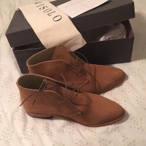 Nisolo ISA boot in sand size 8 color sand